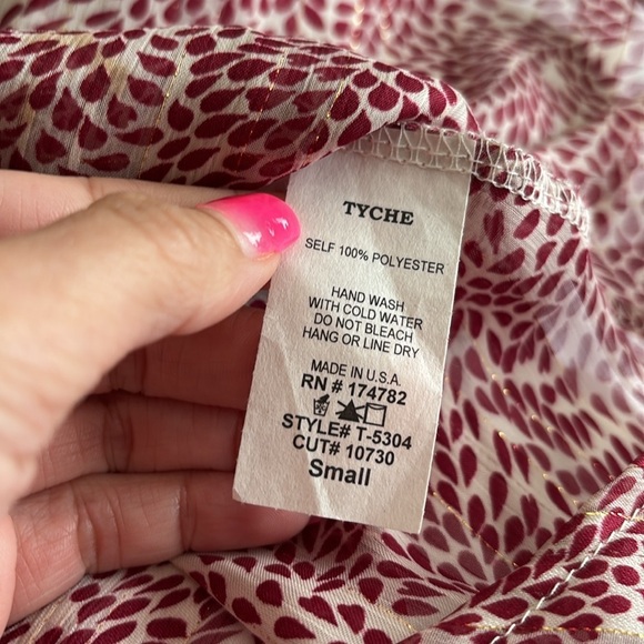 VICI Sheer Floral Pink Women's Top size small - Picture 8 of 8